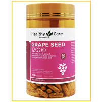 HEALTHY CARE 葡萄籽300粒 GRAPE SEED 12000 300 CAPSULES