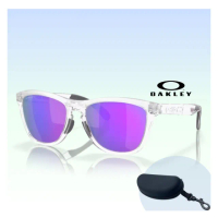 【Oakley】Frogskins range 亞洲版 休閒太陽眼鏡(OO9284A-11 Prizm violet 鏡片)