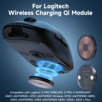 For Logitech Mouse Wireless Charging QI Module Base for Logi G502 G703 G903 G Pro X GPW Wireless Charger Mouse Accessories
