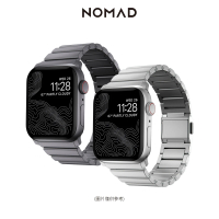 美國NOMAD Apple Watch 49/45/44/42mm 超輕量鋁金屬錶帶(超輕的陽極氧化鋁製成)