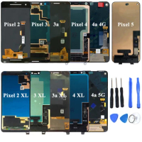 AMOLED For Google Pixel 3 3a 4 4a 5 XL LCD Display Touch Screen Digitizer Assembly For Google Pixel 2XL 3XL 3a xl 4XL LCD