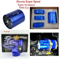 Simota Super Spiral Turbo Jet Ventilator Kipas Berkembar 2.5 inci Kipas Jet Turbo Taiwan Simota Twin