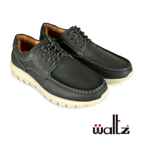 【Waltz】大地系列 輕便舒適 真皮綁帶休閒鞋(522035-02華爾滋皮鞋)