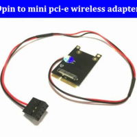 Dupont 9pin to MINI PCI-E wireless wifi adapter card with 40cm line wireless card BCM943602CDP BCM94331CSAX to MINIpci-e adapte