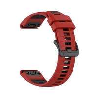 Tali Jam Garmin Forerunner 970 965 955 945 - Strap Quick Fit Rubber Silikon 22mm MF8 KEVIN 4. red bl
