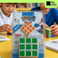GOCART ID | Cube Puzzle Rubik 3x3 Original Magic Cube White Base Bebas Jeda Anti Macet Paket General