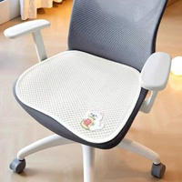 涼蓆坐墊冰絲夏季椅子涼墊辦公室久坐透氣屁墊涼感卡通墊子座椅墊