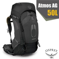 【美國 OSPREY】新款 Atmos AG 50 專業網架輕量登山背包L/XL/黑 R