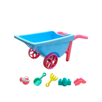 【Treewalker露遊】雙輪推車沙灘組 推車玩具 沙子推車 沙灘車玩具組 沙灘玩具 玩砂組 車子遊戲 遊戲車