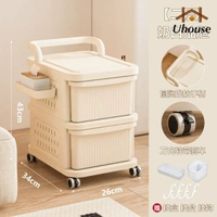 內地直送 - 小置物架帶輪收納置物架可移动抽拉式床头柜零食储物收纳柜子al