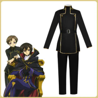 Code Geass Cosplay Costumes Ainme The Rebellion Lelouch Lamperouge Uniform Role Paly Female Halloween Carnival Party Dresses