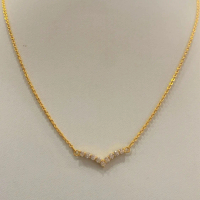 Kalung permata v 3 gram emas muda dewasa