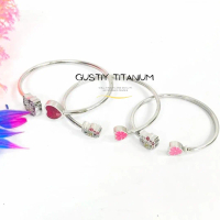 [COD] GELANG SEHAT/ Gelang Quantum Pendant HELLO KITTY Energi Ion Negatif Gelang Banyak Manfaatnya /