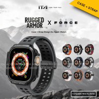 Case Strap for Apple Watch Series Ultra 3/2/1 Rugged Armor AIR FORCE - Ukuran iWatch 49MM - Tali Jam