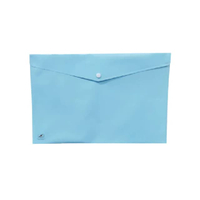 ซองกระดุมพลาสติก ฟลามิงโก้ 921 สีฟ้าพาสเทล FC (แพ็ค 12)