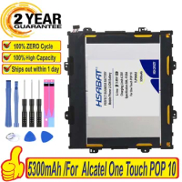HSABAT 0 Cycle 5300mAh TLP046A2 Battery for Alcatel One Touch POP 10 / One Touch POP 10 (9.6) OT-P360X Replacement Accumulator