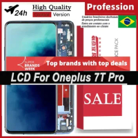 AMOLED Display for OnePlus 7T Pro, Full LCD Touch Screen, Digitizer Assembly, Repair Parts,Best Quality, 6.67"