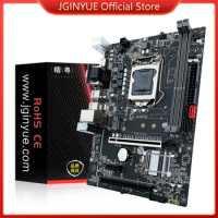 JGINYUE B75 LGA 1155 M-ATX Motherboard Intel i3 i5 i7 E3 CPU DDR3 1600MHz 16GB RAM M.2 NVME SATA USB 3.0 VGA HDMI B75M-VH PLUS
