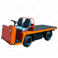 Paved roads goods transfer steering wheel pneumatic tires passenger seat electric freight transport trolley