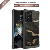 Armor Cover For Samsung Galaxy Note 20 Ultra 10 Plus S22 S21 S20 Plus S20 S21 Ultra Army Camo Camouflage Shockproof Phone Cases