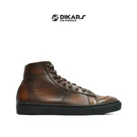 DIKARS - Arox Ziper Brown Brushoff Boot 41