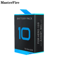 Wholesale For GoPro Hero 10 11 1800mah Li-ion Battery for GoPro Hero 11 Hero 10 Hero 9 Black Batteries Action Camera Accessories