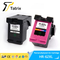 Tatrix 62XL 62 XL For HP62XL Premium Color Remanufactured Ink Cartridge For HP62 For HP ENVY 5640 Officejet 5740/5742 Printer