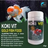 Pelet ikan mas koki pakan ikan hias koki gold fish plus Spirulina