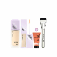 【MAYBELLINE 媚比琳】裸霧光持久水粉底+淚溝無痕遮瑕膏10ml(#小方胖 #遮瑕 #淚溝救星)