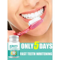 Teeth Whitening Powder Remove Plaque Stains Toothpaste Fresh Breath Oral Hygiene Dentally Deep Clean