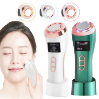 Ultrasound RF Radio Frequency EMS Microcurrent Beauty Hot Cold Photon Rejuvenation Facial Massager Face Lift Tighten Skin Care