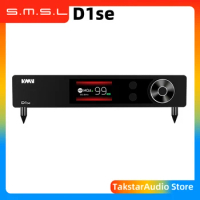 SMSL D1se Hi-Res MQA USB DAC ES9038PRO 32Bit/768KHZ DSD512 Bluetooth5.0 USB/OPT/COAX input RCA/XLR output HIFI Decoder