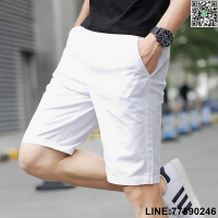 】【現貨】男生短褲 大尺碼短褲 夏季薄款白色短褲男士休閑五分褲子青年韓版修身男生5分潮流男裝 休閒短褲 短褲男 運動短褲