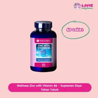 Wellness Zinc with Vitamin B6 β Suplemen Daya Tahan Tubuh | Mendukung Imunitas & Kesehatan Kulit | 6