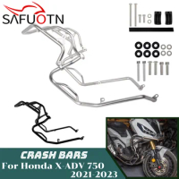 for Honda XADV X-ADV 750 2021 2022 2023 Engine Guard Highway Crash Bar Motorcycle Frame Protection Upper Lower Bumper X-ADV750