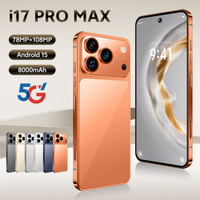 สมาร์ทโฟนขายดี i17 promax 4G หน่วยความจำปฏิบัติการเครือข่าย 4+64G แอนดรอยด์ 12 สำหรับต่างประเทศเท่าน