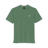 【Paul Smith】寬條紋斑馬有機棉T恤 灰綠色(M2R-984XE-K21509 42)