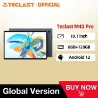 Teclast M40 Pro 2024 Android 12 Tablet 8GB RAM 128GB ROM UNISOC T616 10.1 inch Tablets 1920*1200 4G Dual SIM LTE 7000mAh Type-C