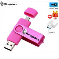 Kingstom 2TB Flash Drive 3-in-1 OTG USB Type C/Micro Flash Drive 1TB 512GB 256GB 128GB High Speed Pe