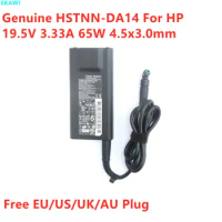 Genuine HSTNN-DA14 19.5V 3.33A 65W 4.5x3.0mm AC Travel Adapter Charger For HP 693716-001 677776-003 Laptop Power Supply Charger
