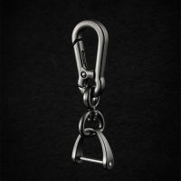 汽車遙控器鑰匙扣掛件創意個性男士腰掛鑰匙鏈圈環鎖匙扣D馬蹄扣