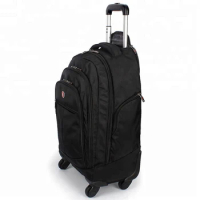 Wheeled Trolley Business Traveling Laptop Computer Backpack Bag
