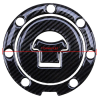 Black Motorcycle Fuel Tank Cap Sticker Motorbike Tank Pad Decals For Honda CB400 CBR250 CBR400 Yamaha XJR400/1200 Kawasaki ZX-6R