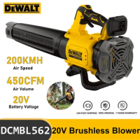 DEWALT DCMBL562 Brushless Cordless Air Blower Handheld 200KMH 450CFM Vacuum Cleaner for Outdoor Dust