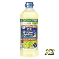 日清 0膽固醇芥花籽與亞麻籽油 800gX2【平行進口】有效期26年11月