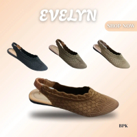 sandal tutong rajut - tutong rajut wanita - tutong Evelyn BPK terbaru - terlaris 100% original Shoes