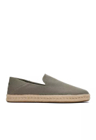 TOMS Toms Santiago Men's Slip On - Vetiver Grey Recycled Cotton Canvas