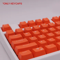 Mechanical Keyboard Keycaps Orange OEM Profile Height 104 Keys for 61 87 104 Keyboard Anne Pro 2 GK61 SK61