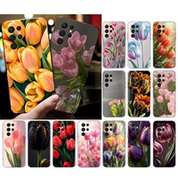 Tulips Phone Case For Samsung A35 A55 A54 A15 A25 A05s A05 A22 A24 A52 A33 A34 M34 M14 M54 M23