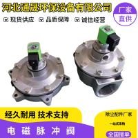 Dust collector pulse jet valve, bag-type right-angle pulse jet valve, submerged solenoid pulse valve